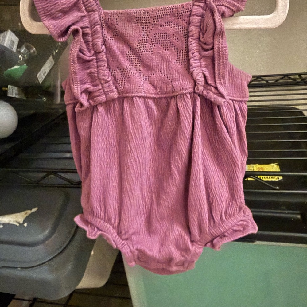 Purple Baby Romper